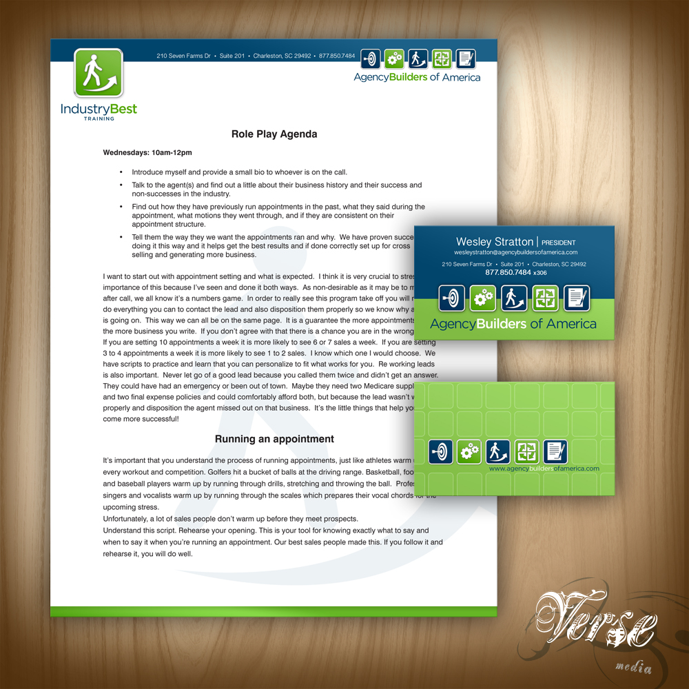 AgencyBuilders Stationary - Industry Best division